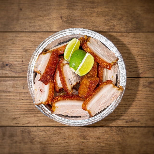 Fried Pork Belly (Chicharrón).