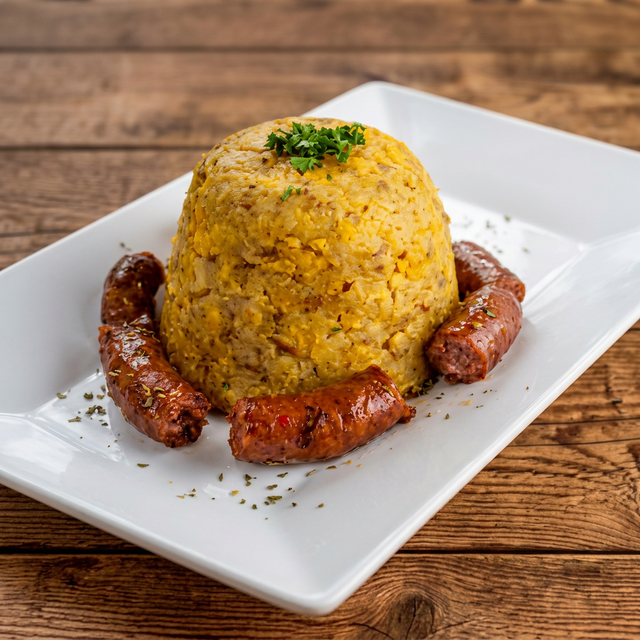 Sausage Mofongo (Longanizafongo).